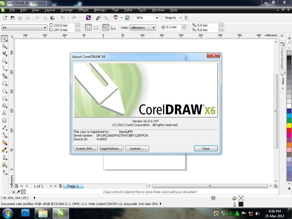 Corel Draw X6 Activation Code Crack Free Download